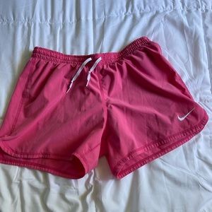 Pink Nike Shorts Women’s Size S with built in shorts